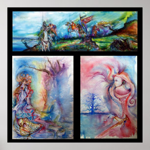 RIDERNA I AVALONS STORM OCH LEGEND POSTER