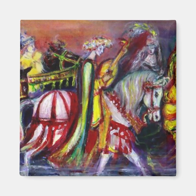 RIDERNA I KVÄGEN MAGNET (Framsidan)