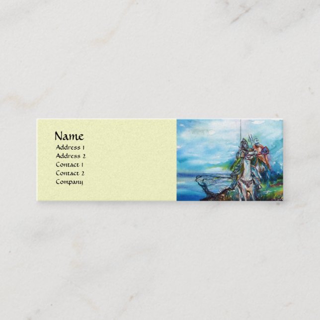 RIDERNA I STORM-PÄRLEN papper Mini Visitkort (Framsida)