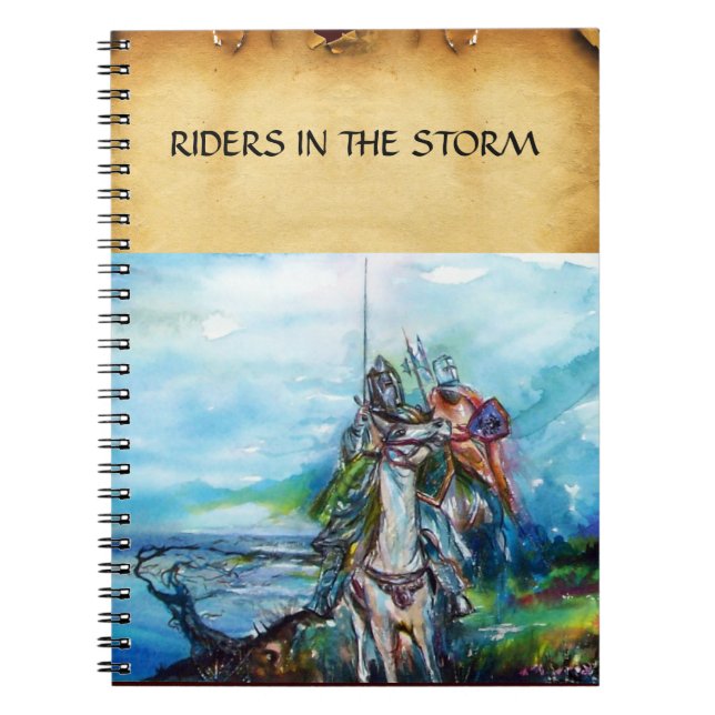RIDERNA I STORMEN ANTECKNINGSBOK (Framsidan)