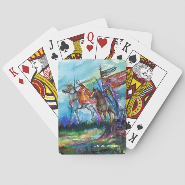 RIDERNA I STORMEN SPEL KORT (Baksidan)