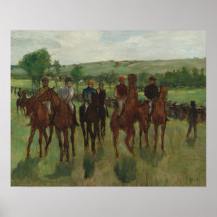 Riders Fine Art by Edgar Degas Poster