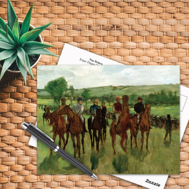 Riders Horses Edgar Degas Vykort (Skapare uppladdad)
