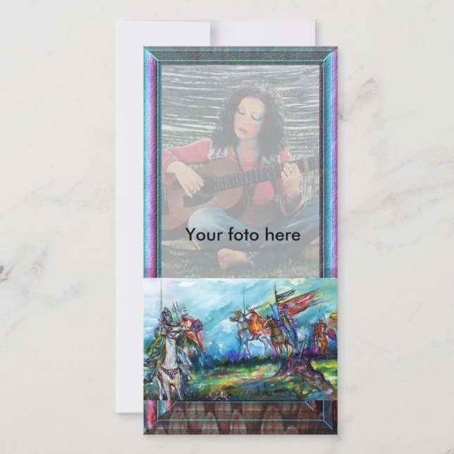 RIDERS IN STORM Medieval Knight Horseback Photo (Framsida)