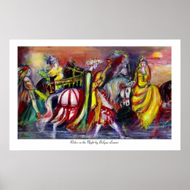 Riders in the Night Poster (Framsidan)