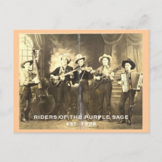 Riders of the Lila Sage. Vykort
