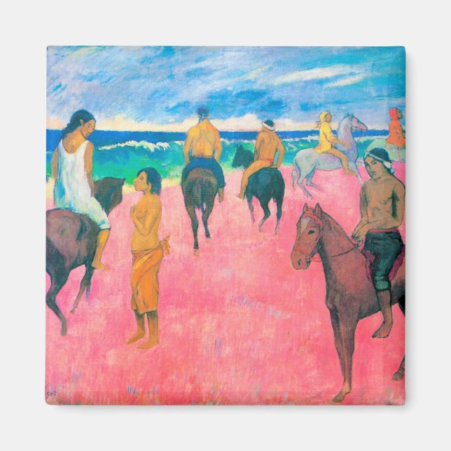Riders på Beach, Gauguin Magnet (Framsidan)