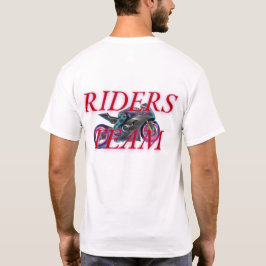 Riders Team Neon Motorcle Klubb Logotyp - Biker Cr T Shirt