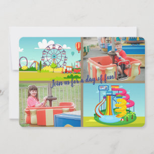 Rides and Soaker Photo-inbjudan Inbjudningar