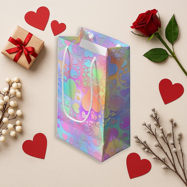 ridescent Pastel Heart Holographic Pattern (Skapare uppladdad)
