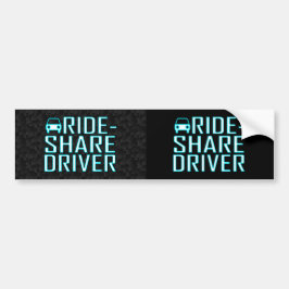 Rideshare Decal 2up för ride  drivrutin Rideshare Bildekal