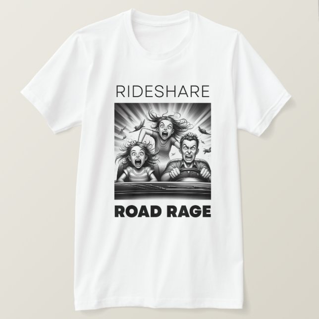 RIDESHARE Redo Rolig tröja | "Rideshare Roadrage" (Design framsida)