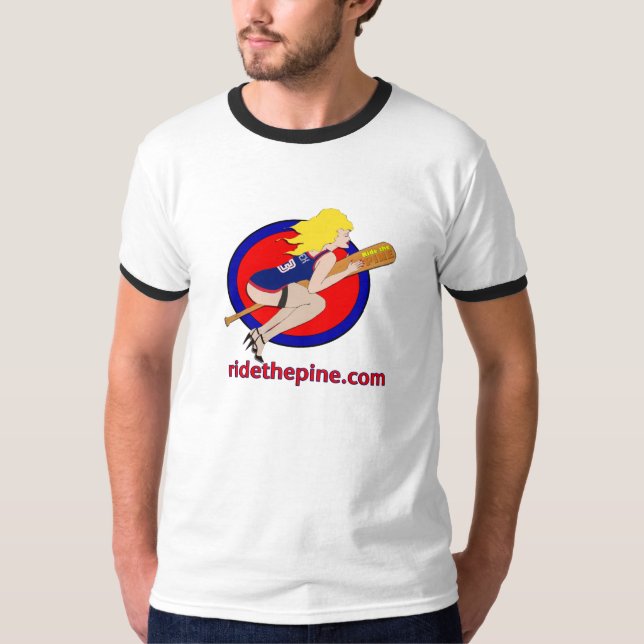 RideThePine Ringer T-shirt (Framsida)