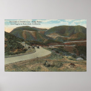 Ridge rutt till svensk snitt & Bakersfield Poster