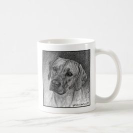 Ridgeback Hund Art by Glenda S. Harlan Kaffemugg