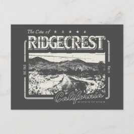 RIDGECREST KERN CALIFORNIA VINTAGE VYKORT