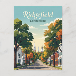 Ridgefield Connecticut Vykort