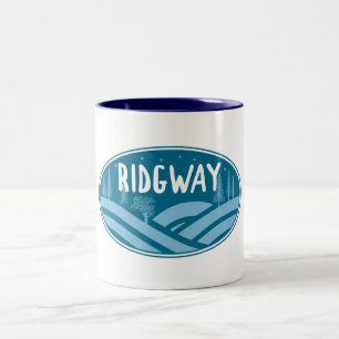 Ridgway Colorado utomhus Två-Tonad Mugg