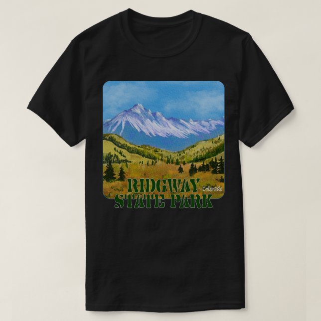 Ridgway State Park Colorado T Shirt (Design framsida)