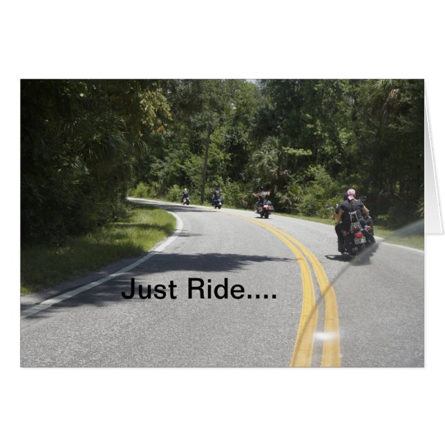 Ridin' Hälsningskort (Framsidan Horizontal)