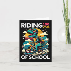 Riding 100 dagar av skolcykelcykelcykel Rider Di Kort