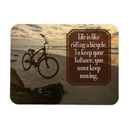 "Riding a bicycle" - flexibel inspirationsoffert Magnet