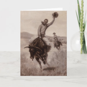 Riding a Bull Elling William Gollings Kort