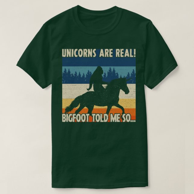Riding A Unicorn 2 T Shirt (Design framsida)