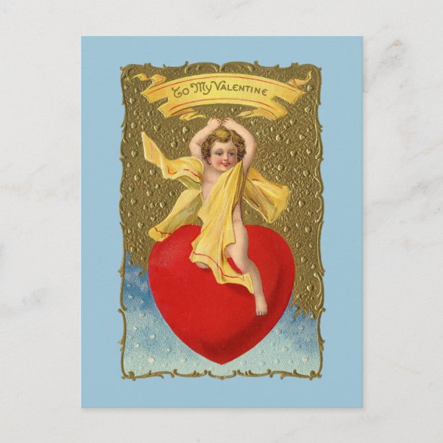 Riding Angel ~ Postcard / Inbjudan (Framsida)