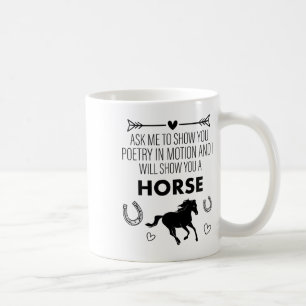Riding bad mig visa dig häst, Equestrian Vaultin Kaffemugg