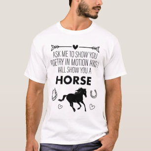 Riding bad mig visa dig häst, Equestrian Vaultin T Shirt