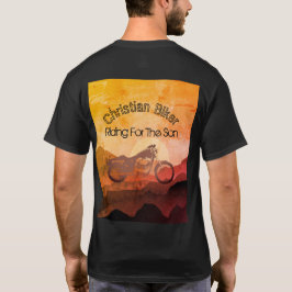 Riding for the Son Motorcle Christian T Shirt