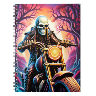 Riding genom grenar intervävt anteckningsbok