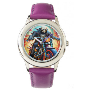 Riding genom grenar intervävt armbandsur