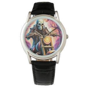 Riding genom grenar intervävt armbandsur