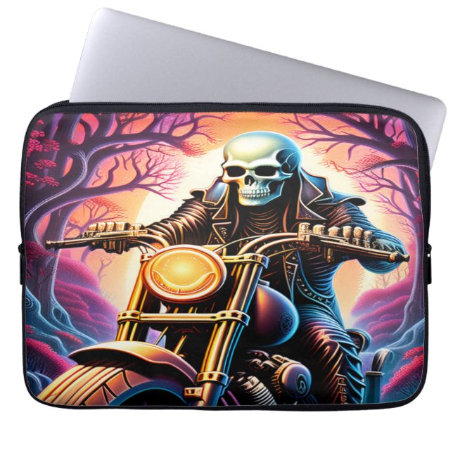 Riding genom grenar intervävt laptop fodral (Framsidan)