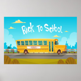 Riding Gult Buss Poster