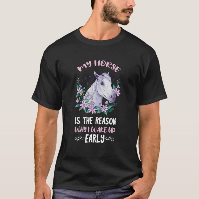 Riding Horse, jag vaknade  Ho T Shirt (Framsida)