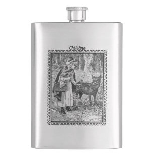 Riding Huva Varg Fairy Tale Black White Framework Fickplunta