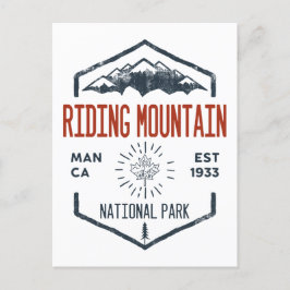 Riding Mountain National Park Canada Distress Vykort