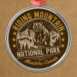Riding Mountain National Park - Canada Julgransprydnad Metall