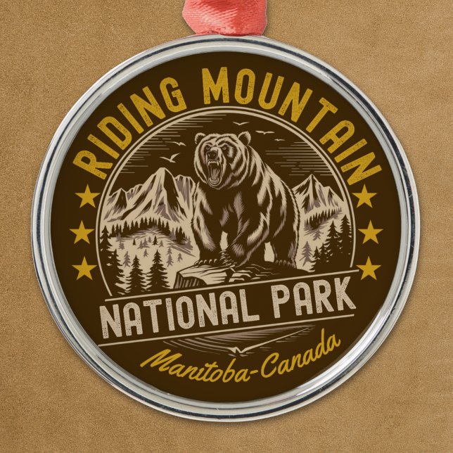 Riding Mountain National Park - Canada Julgransprydnad Metall (Skapare uppladdad)