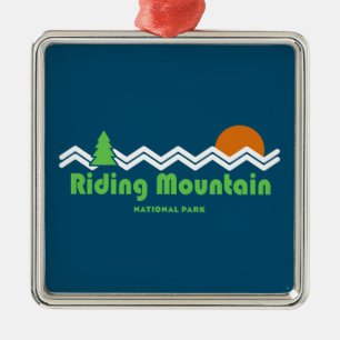 Riding Mountain National Park Retro Julgransprydnad Metall