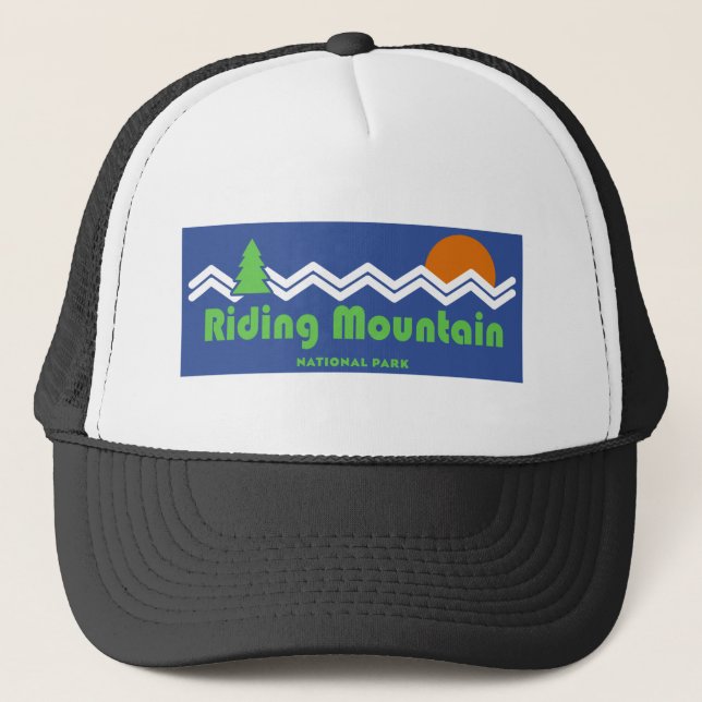 Riding Mountain National Park Retro Keps (Framsida)