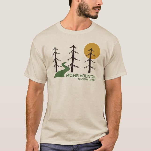 Riding Mountain National Park Trail T Shirt (Framsida)