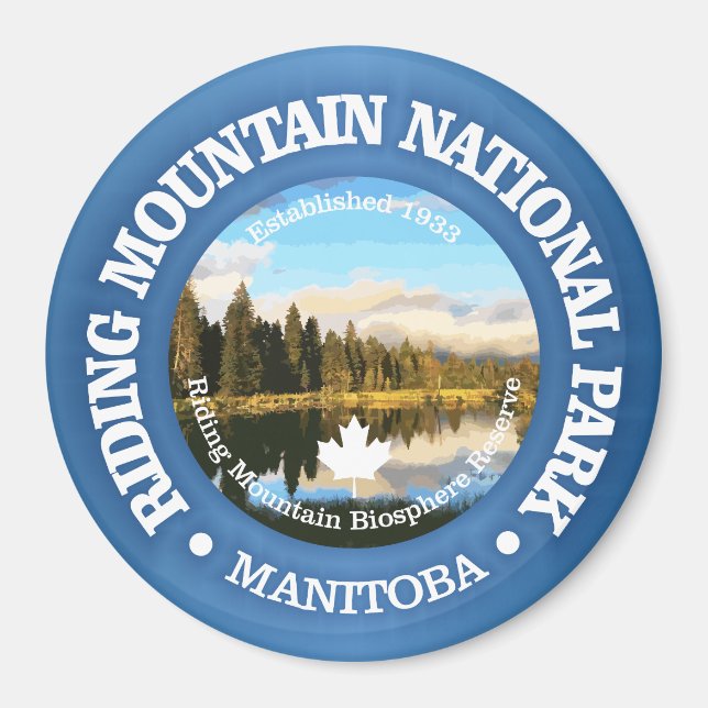 Riding Mountain NP Magnet (Framsidan)