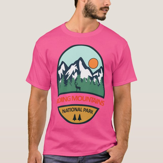 Riding Mountains nationalpark T Shirt (Framsida)