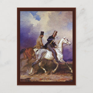 Riding of Prince Wilhelm of Prussia Vykort