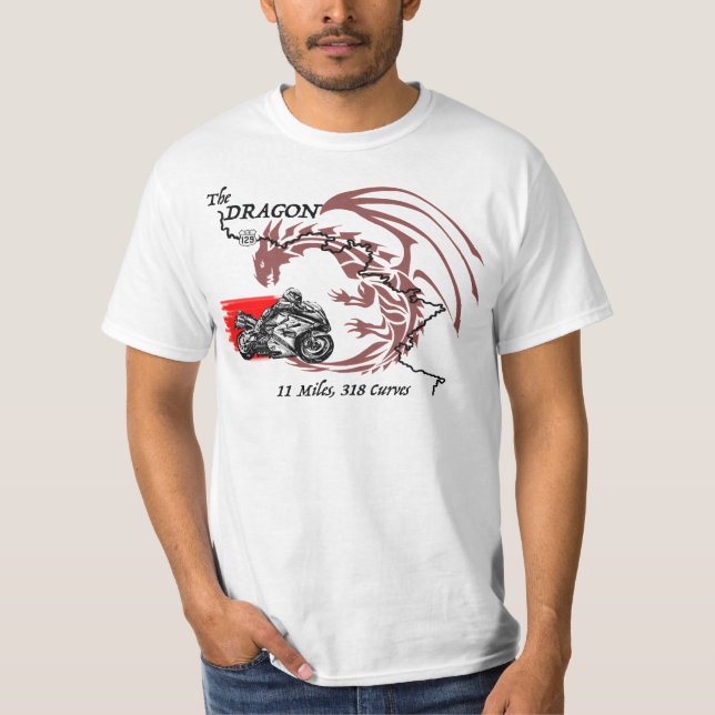 Riding the Dragon T Shirt (Framsida)