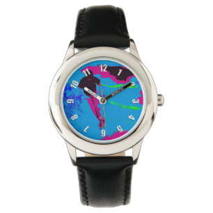 Riding the Galaxy - Scooter Rider Watch Armbandsur